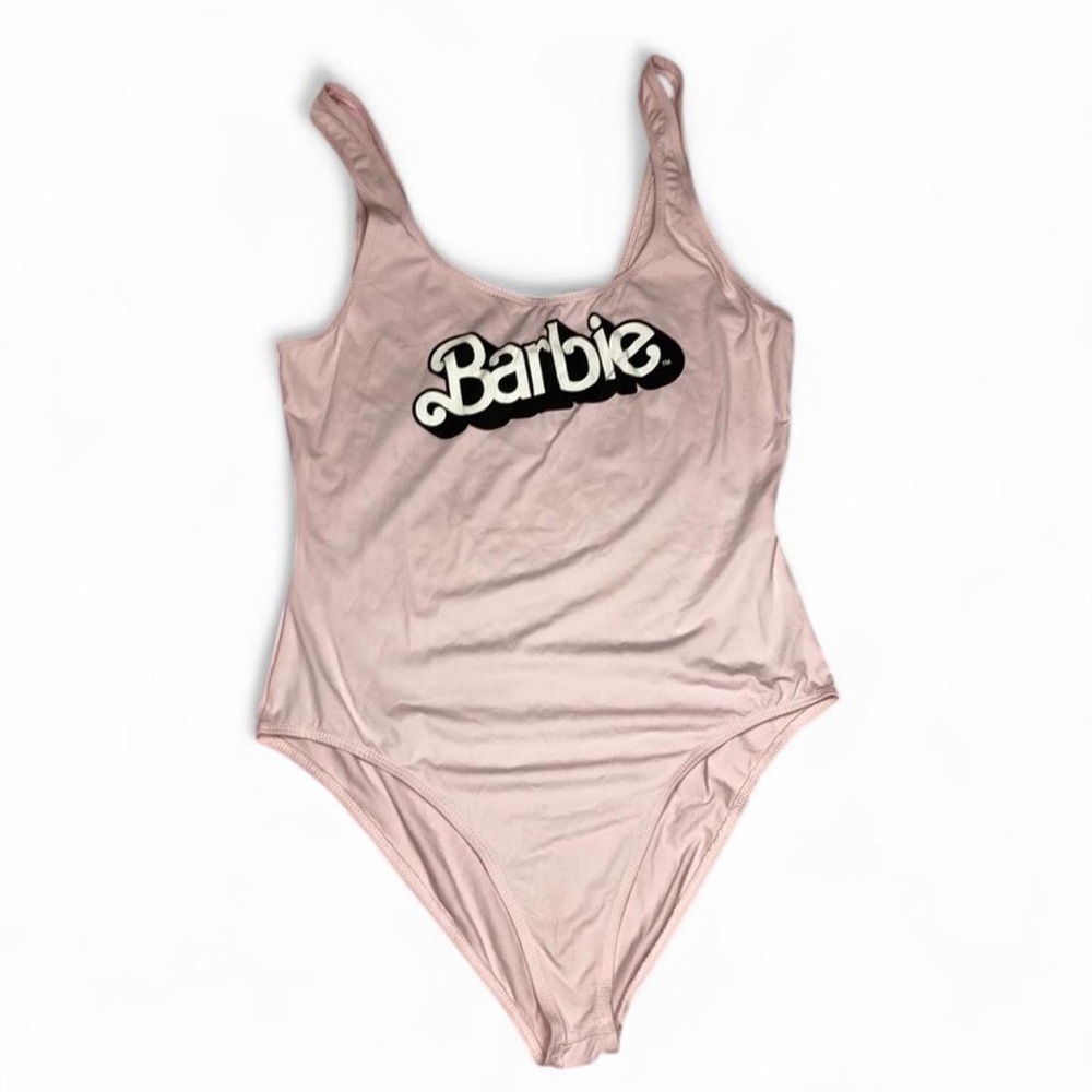 Bershka Barbie Bodysuit Size Large Pink